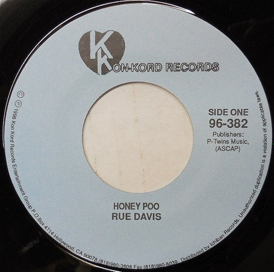Rue Davis - Honey Poo (7" Single)