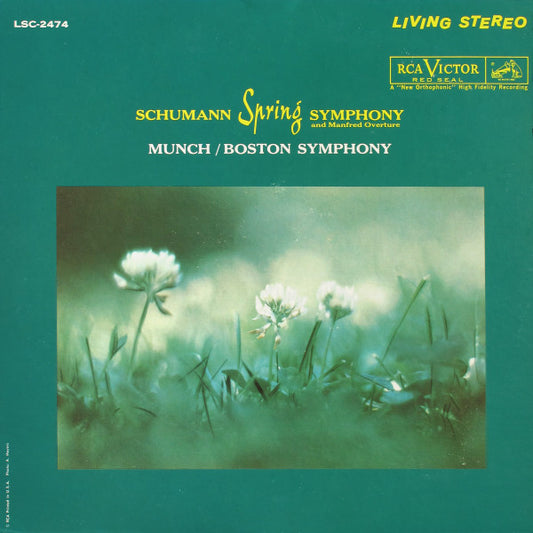 Schumann - Munch / Boston Symphony - Spring Symphony And Manfred Overture