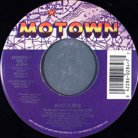 Boyz II Men - On Bended Knee (7" Single)