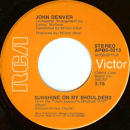 John Denver - Sunshine On My Shoulders