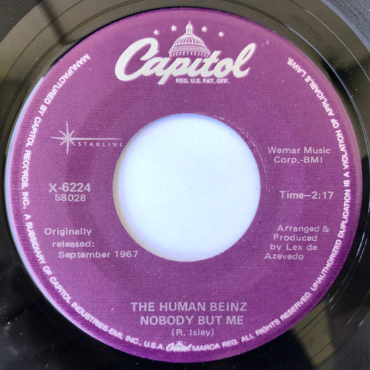 The Human Beinz / People - Nobody But Me / I Love You (7" Single)