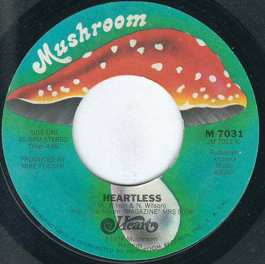 Heart - Heartless (7" Single)