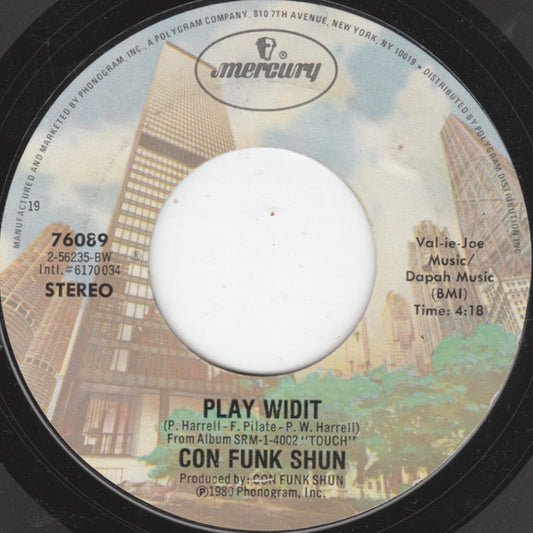 Con Funk Shun - Play Widit / Too Tight (7" Single)