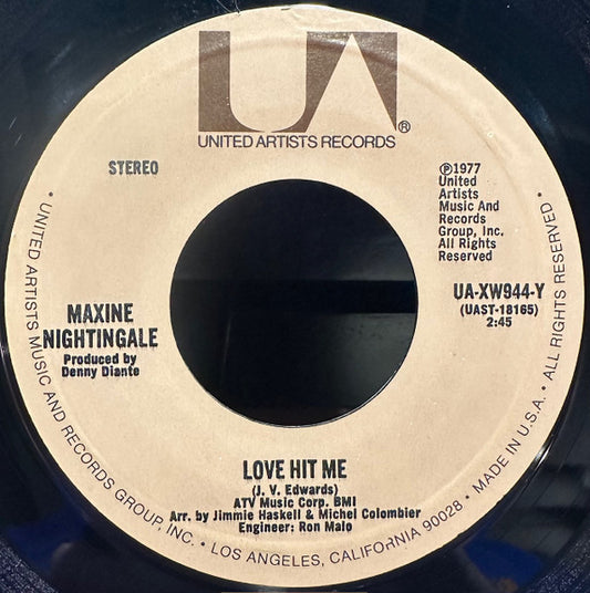 Maxine Nightingale - Love Hit Me (7" Single)