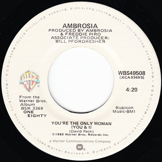 Ambrosia - You're The Only Woman (You & I) (7" Single)