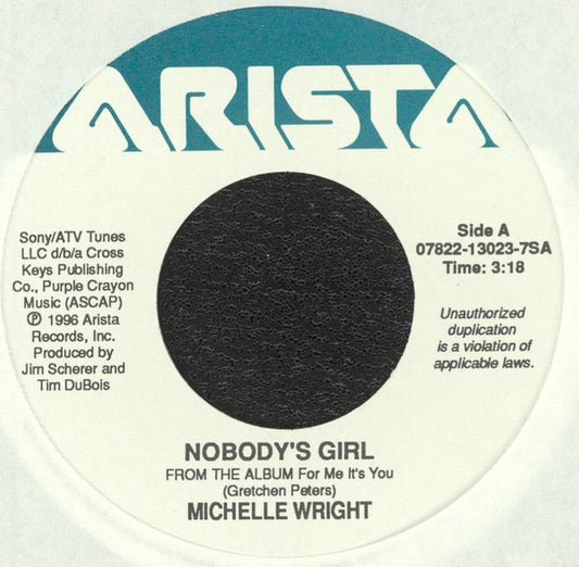 Michelle Wright - Nobody's Girl (7" Single)