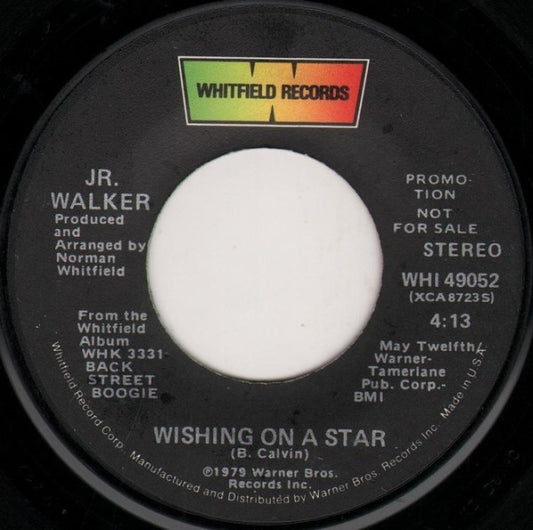 Junior Walker - Wishing On A Star (7" Single, Promo)