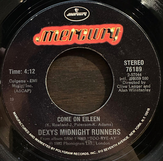 Dexys Midnight Runners - Come On Eileen (7" Single)