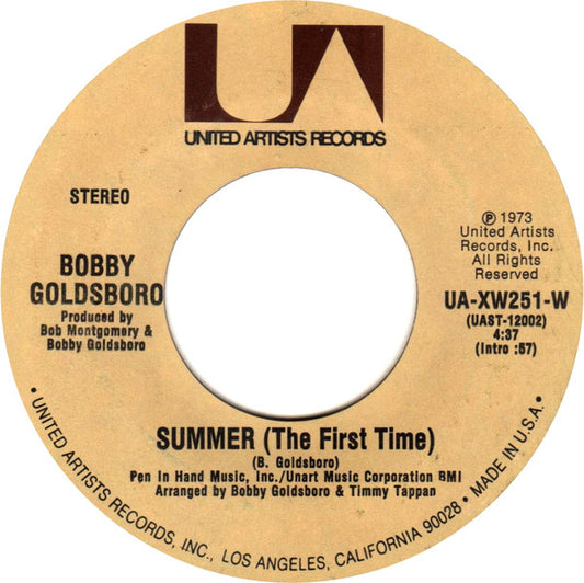 Bobby Goldsboro - Summer (The First Time) / Childhood - 1949