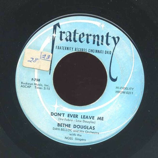 Bethe Douglas - Dancing In The Streets / Don't Ever Leave Me