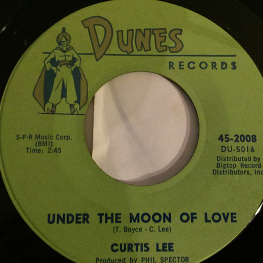 Curtis Lee - Under The Moon Of Love / Beverly Jean (7" Single)