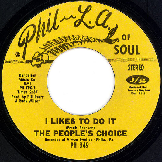 People's Choice - I Likes To Do It (7" Single)