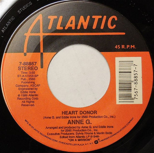 Ann G. - Heart Donor   (7" Single)