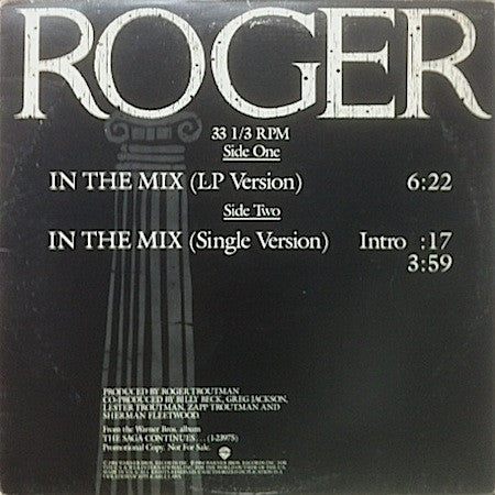 Roger Troutman - In The Mix (12" Single, Promo)