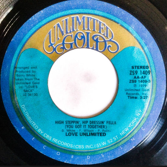 Love Unlimited - High Steppin', Hip Dressin' Fella (7" Single)