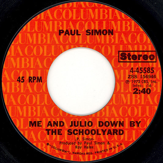 Paul Simon - Me And Julio Down By The Schoolyard / Congratulations