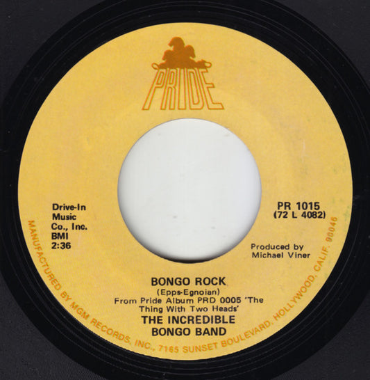 The Incredible Bongo Band - Bongo Rock (7" Single)