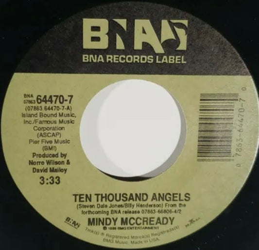 Mindy McCready - Ten Thousand Angels (7" Single)