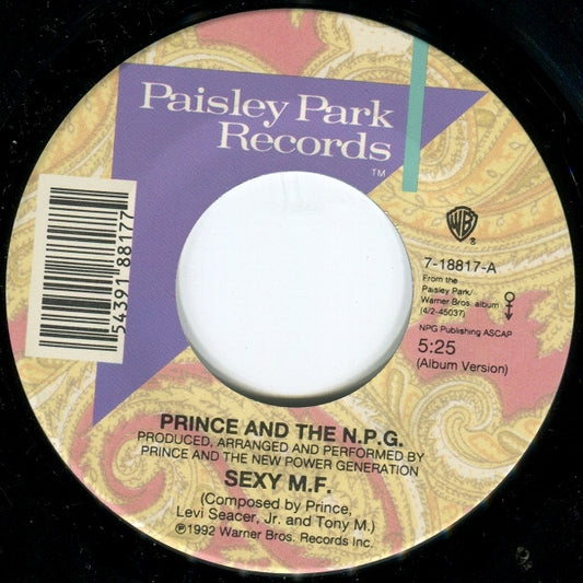 Prince And The New Power Generation - Sexy M.F. (7" Single)