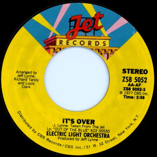 Electric Light Orchestra - It's Over  (7" Single)