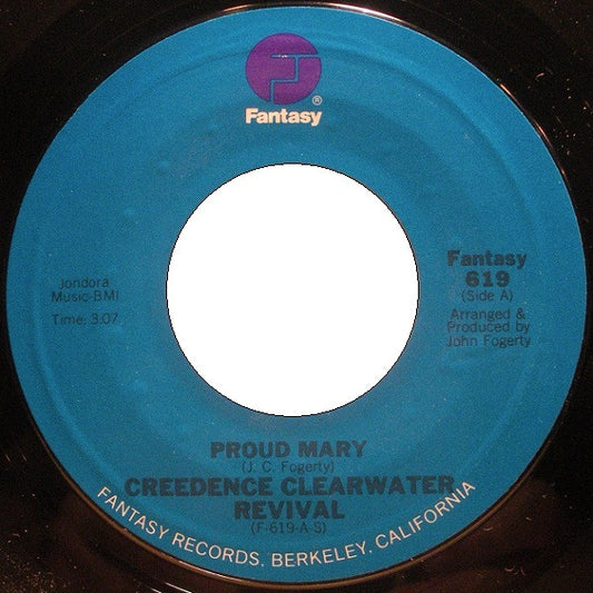 Creedence Clearwater Revival - Proud Mary / Born On The Bayou (7" Single)
