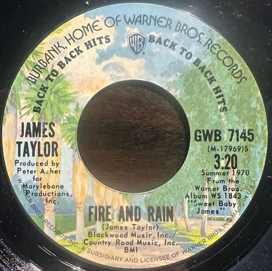 James Taylor - Fire And Rain / Country Road