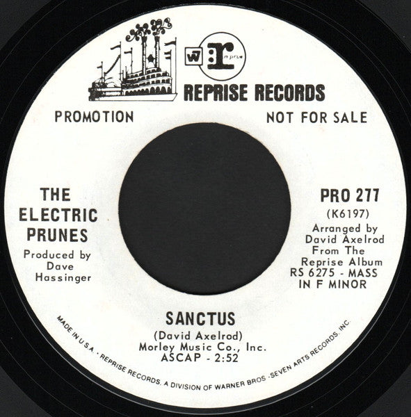 The Electric Prunes - Sanctus / Credo (7" Single, Promo)