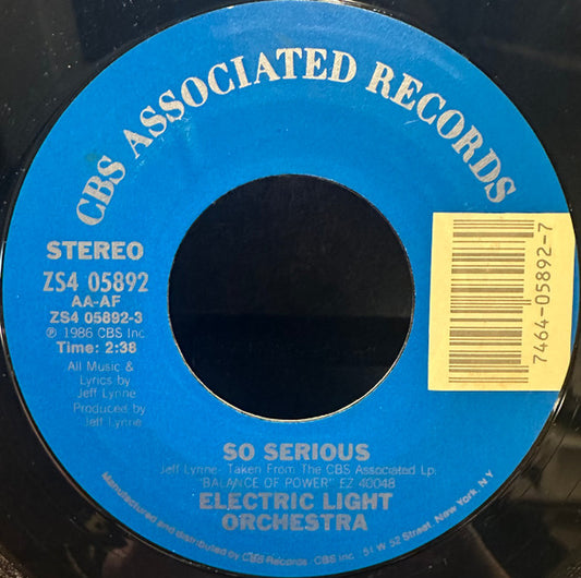 Electric Light Orchestra - So Serious (7" Single)