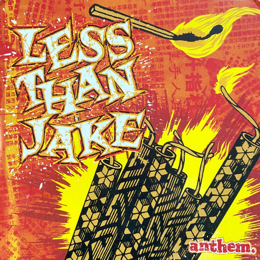 Less Than Jake - Anthem  (LP, Limited Edition, Red/Orange variant)