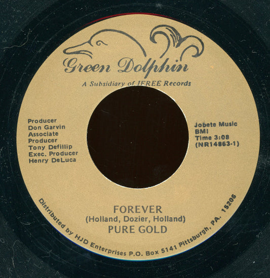 Pure Gold - Forever / Hand Jive (7" Single)