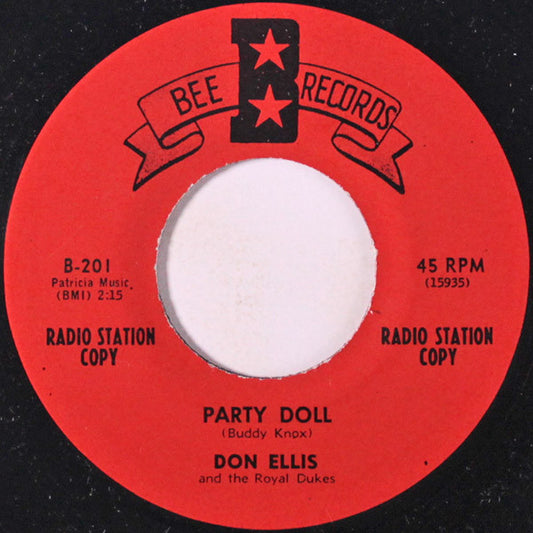 Don Ellis And The Royal Dukes - Party Doll / A Woman's Love (7" Single, Promo)