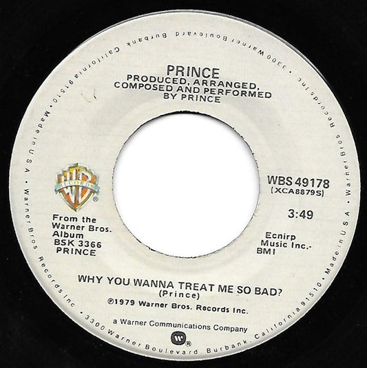 Prince - Why You Wanna Treat Me So Bad? (7" Single)