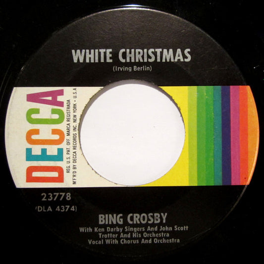 Bing Crosby - White Christmas / God Rest Ye Merry Gentlemen (7" Single)