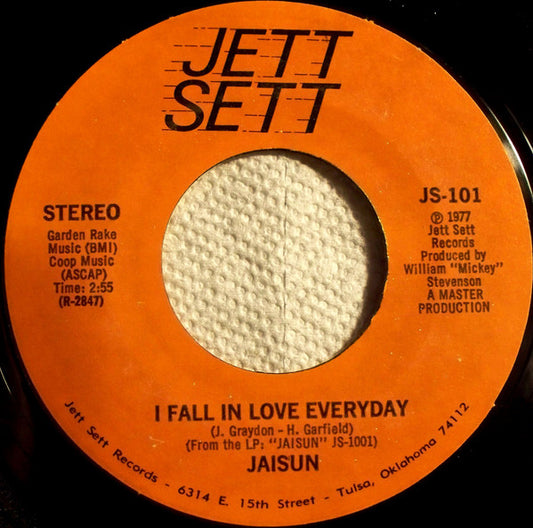 Jaisun - I Fall In Love Everyday / Try And Understand (7" Single)