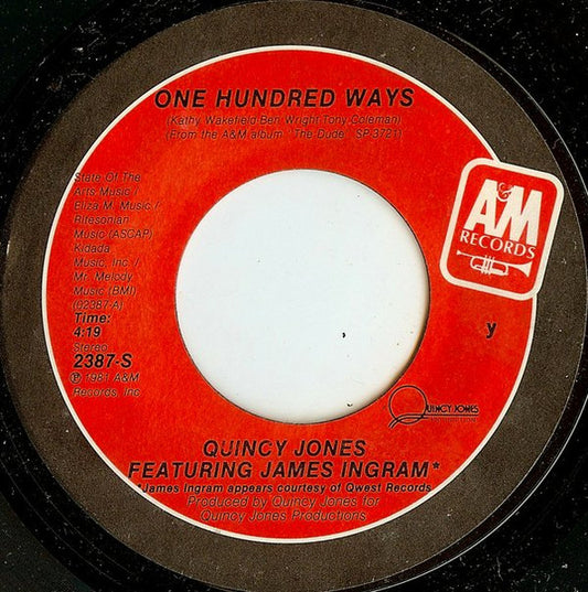 Quincy Jones - One Hundred Ways (7" Single)