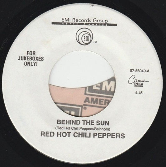 Red Hot Chili Peppers - Behind The Sun / Fire (7" Single)