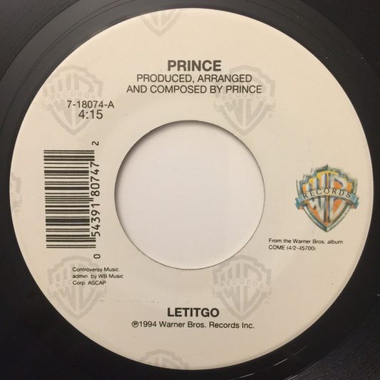 Prince - Letitgo (7" Single)