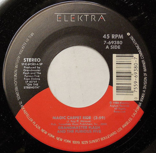 Grandmaster Flash & The Furious Five - Magic Carpet Ride (7" Single)