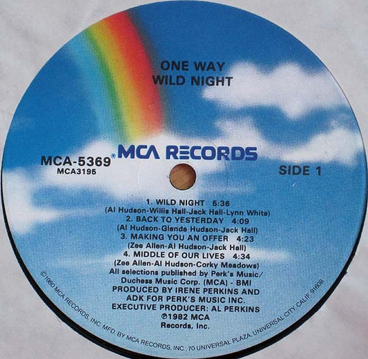 One Way - Wild Night (12" LP)