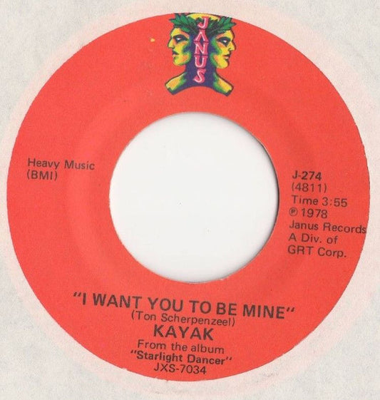 Kayak - I Want You To Be Mine / Irene (7" Single)