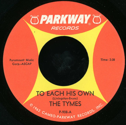 The Tymes - To Each His Own / Wonderland Of Love
