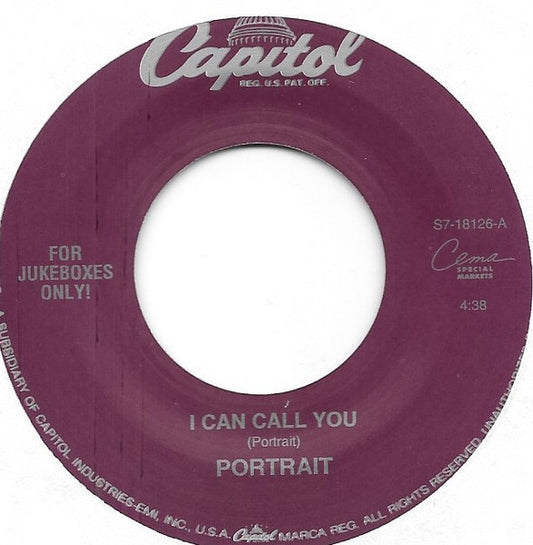 Portrait - I Can Call You / How Deep Is Your Love (7" Single)