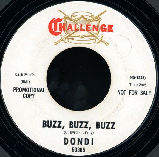 Dondi - Buzz, Buzz, Buzz / S & L (7" Single, Promo)