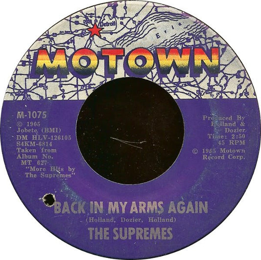 The Supremes - Back In My Arms Again