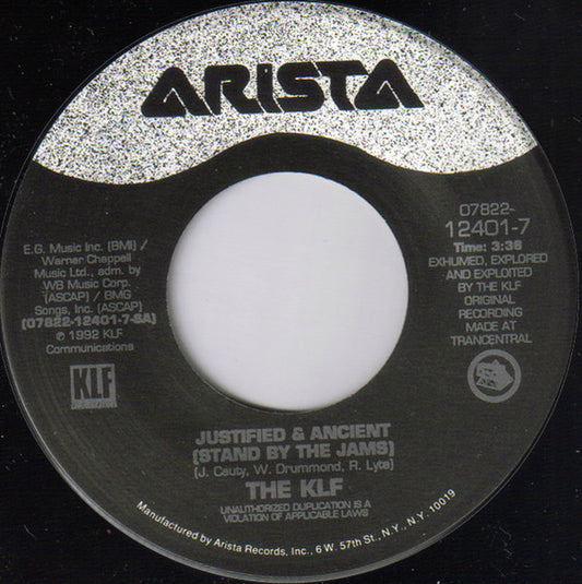 The KLF - Justified & Ancient (7" Single)