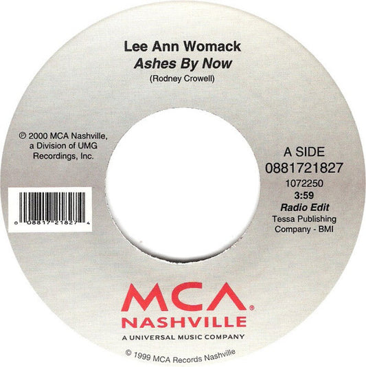 Lee Ann Womack - Ashes By Now (7" Single)