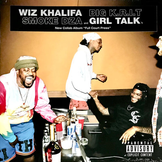 Wiz Khalifa, Girl Talk - Full Court Press (LP, Album)