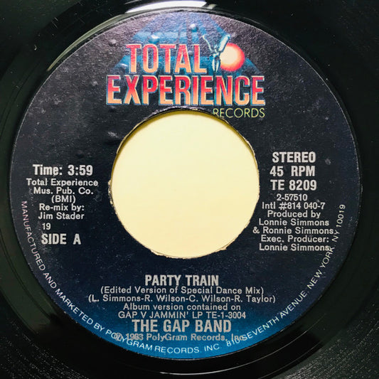 The Gap Band - Party Train (The Special Party Train Dance Mix) (7" Single)
