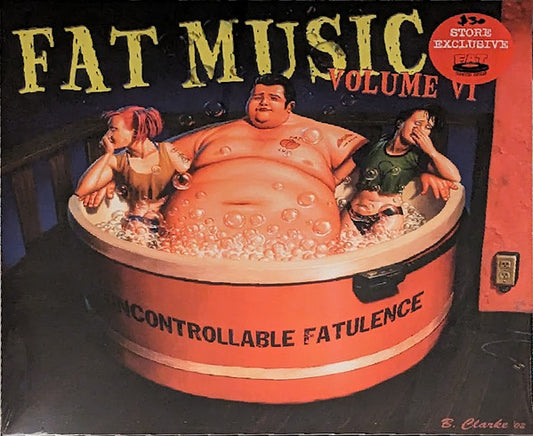 Various - Fat Music Volume VI: Uncontrollable Fatulence (LP, Comp, Orange)