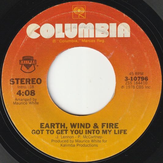 Earth, Wind & Fire - Got To Get You Into My Life (7" Single)